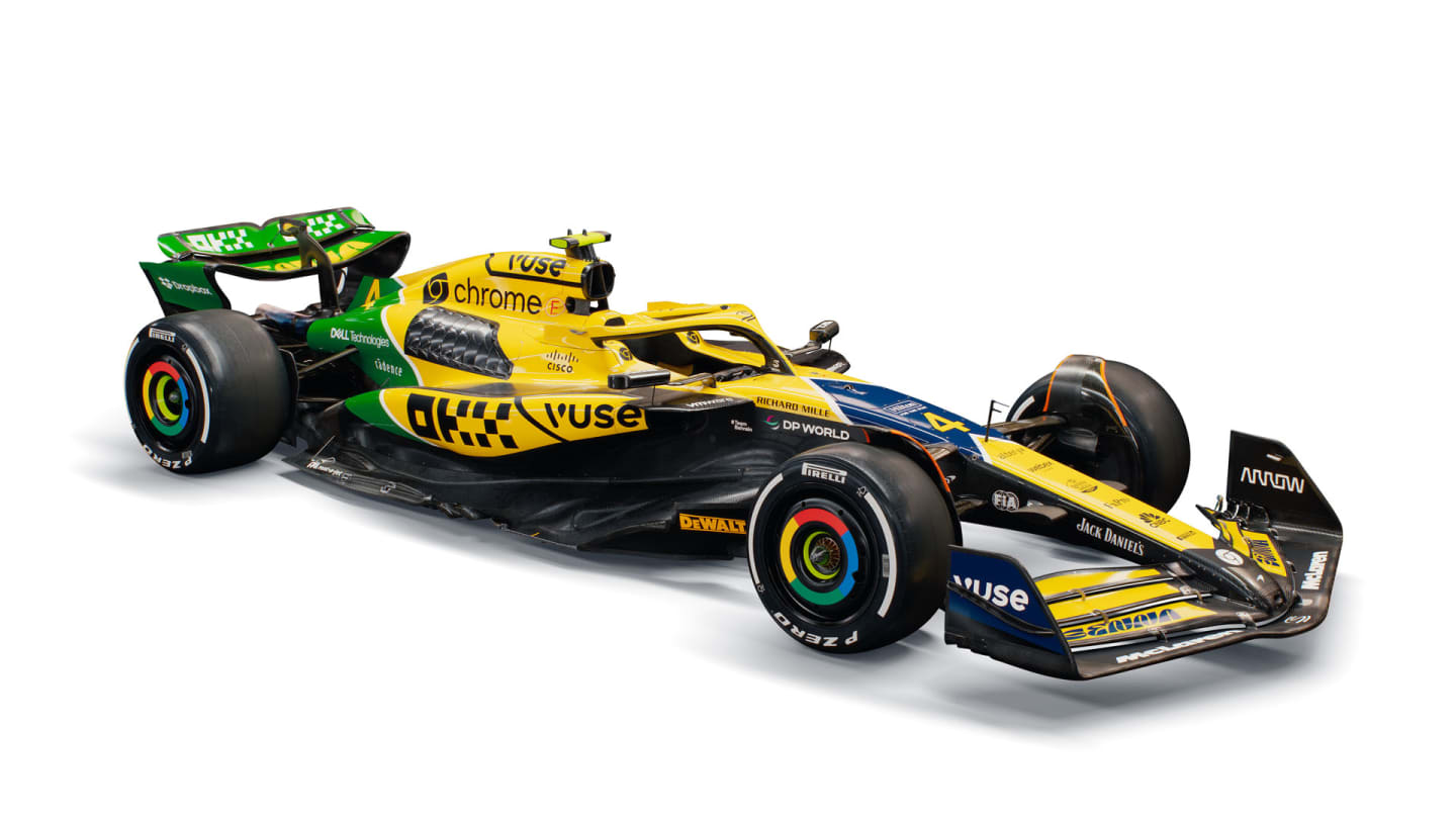 Réplica McLaren MCL38 Lando Norris F1 2024 - 1:43 Bburago